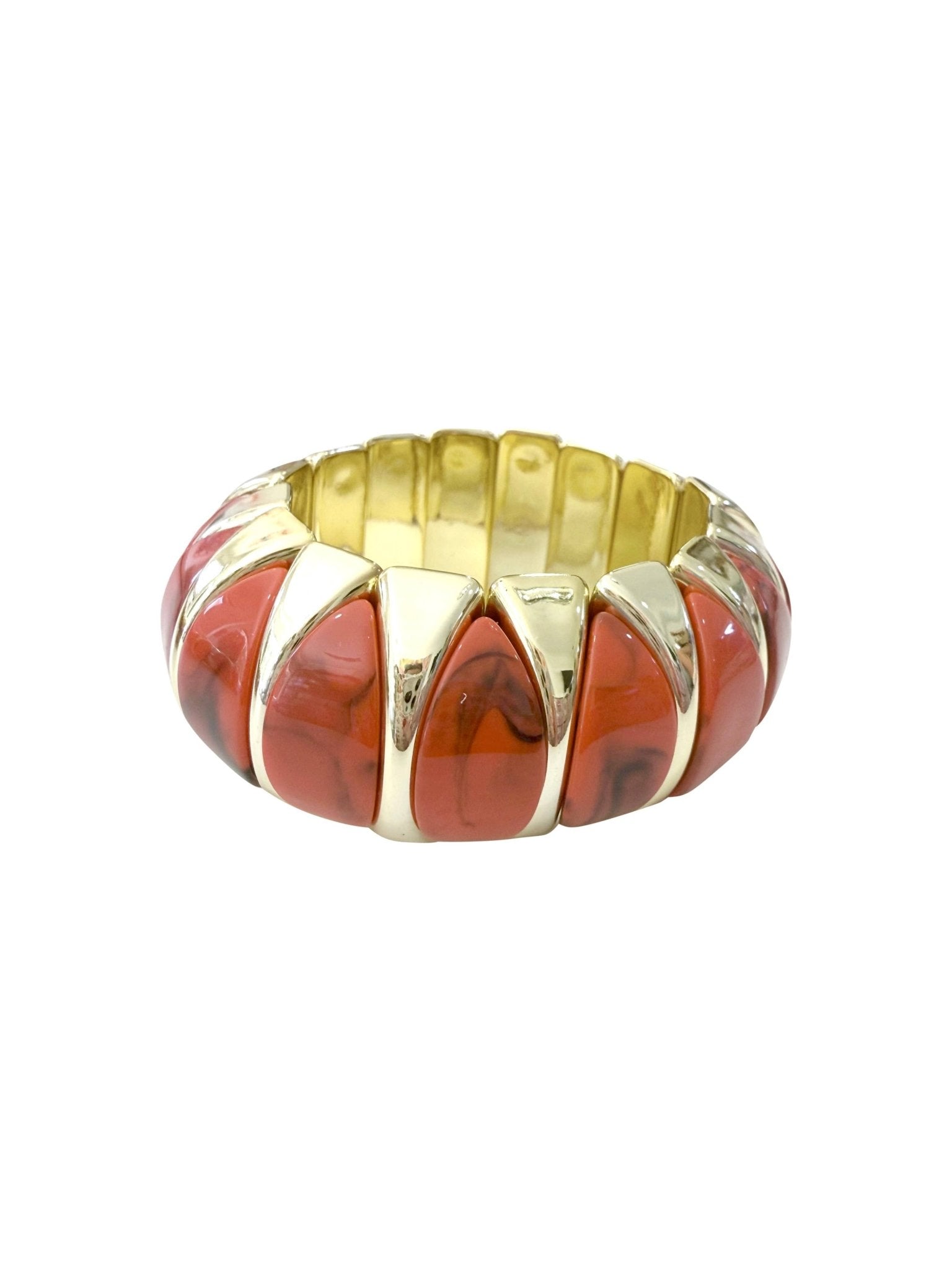 Red Jess Stretch Bracelet - Box Turtle