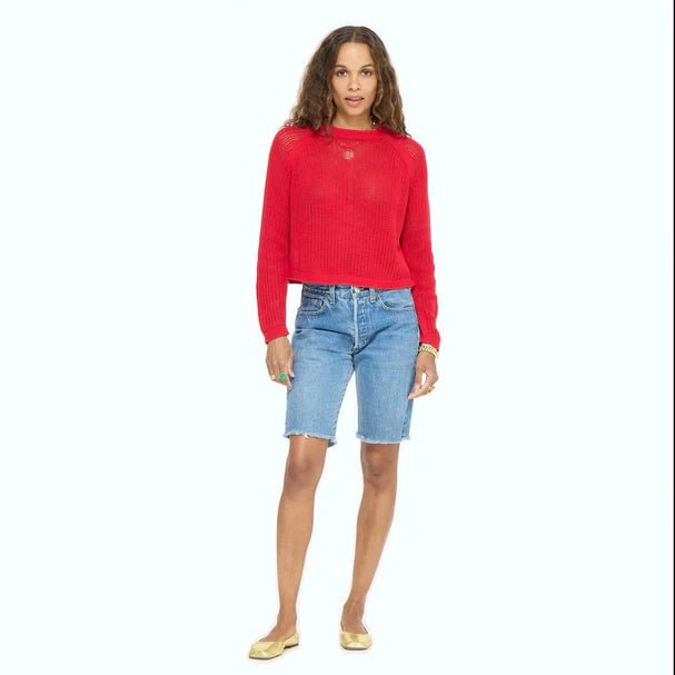 Red Malibu Sweater - Box Turtle