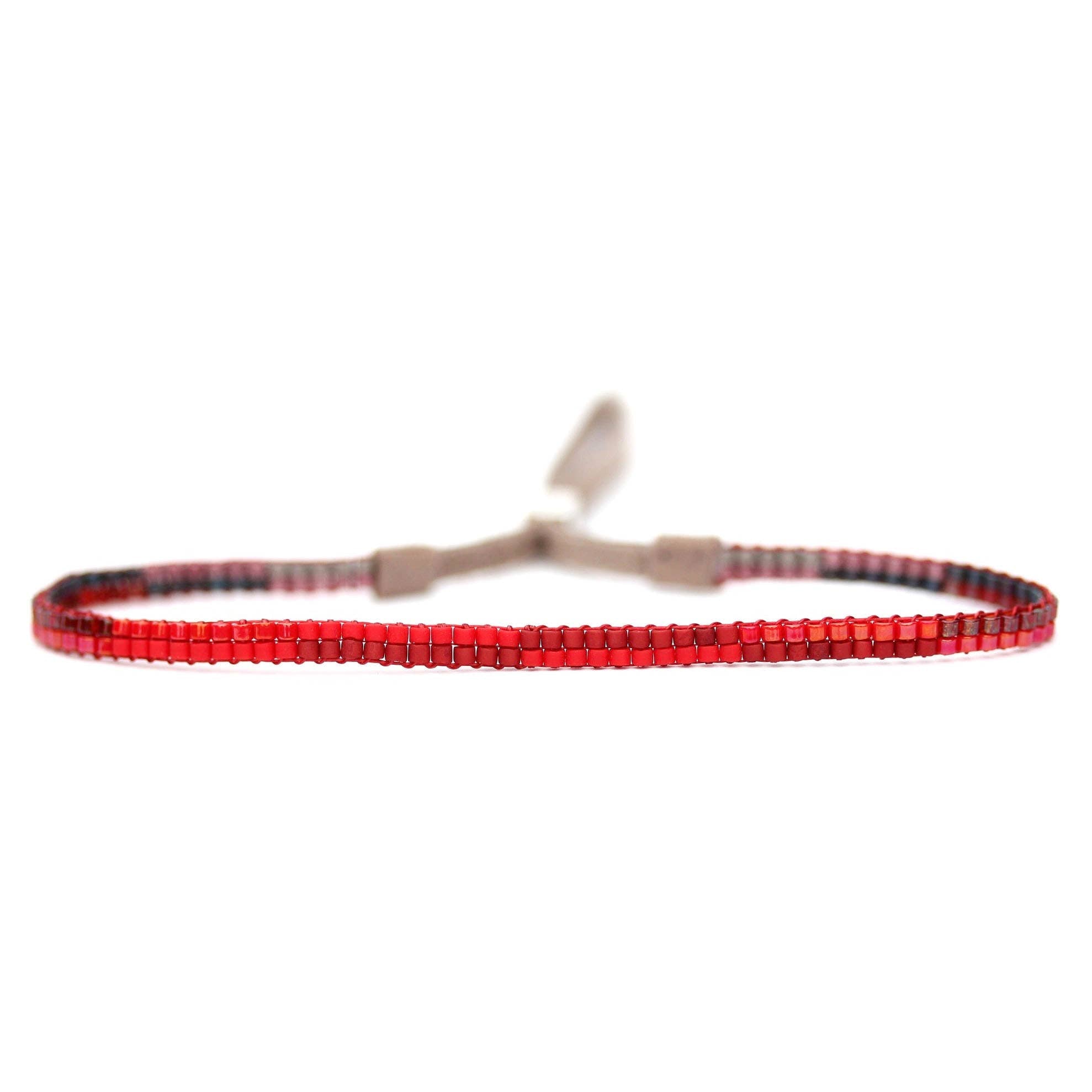 Red Mini Bracelet - Box Turtle