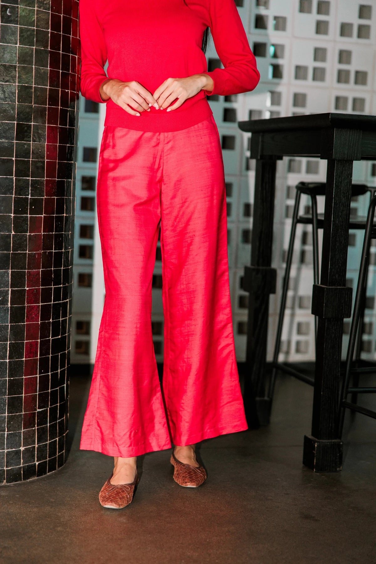Red Paloma Pant - Box Turtle