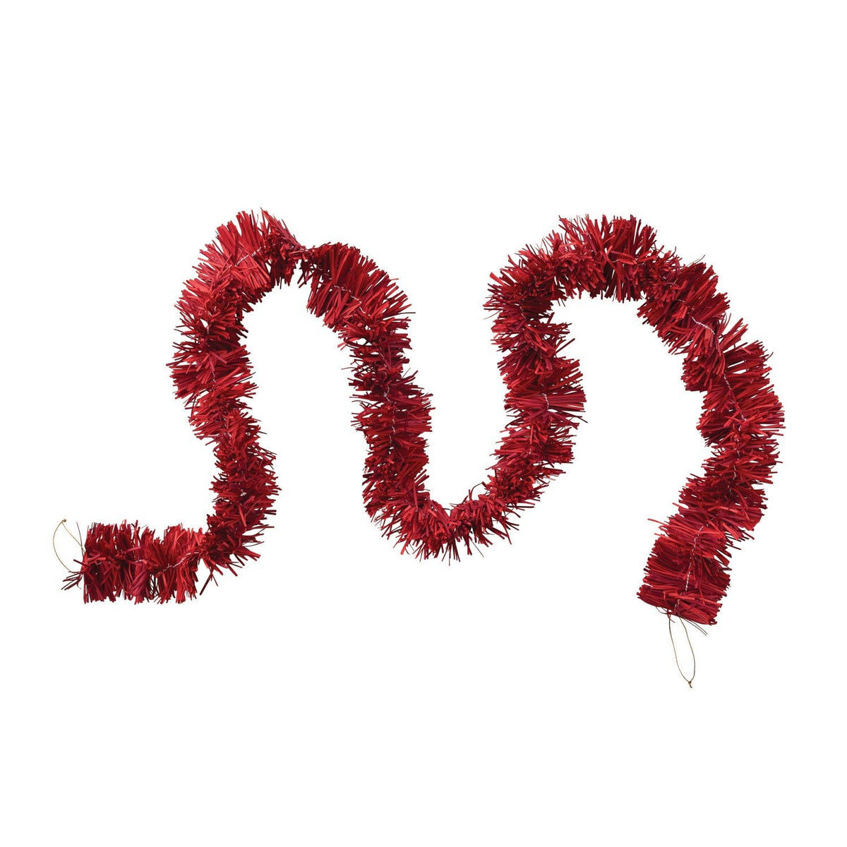 Red Recycled Paper Tinsel Garland - Box Turtle