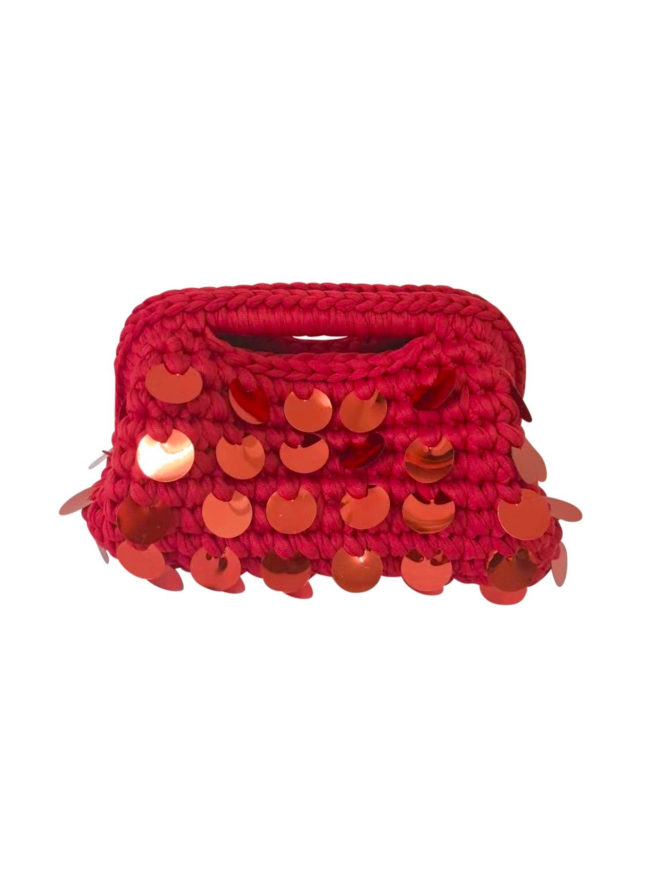 Red Tropez Woven Bag - Box Turtle