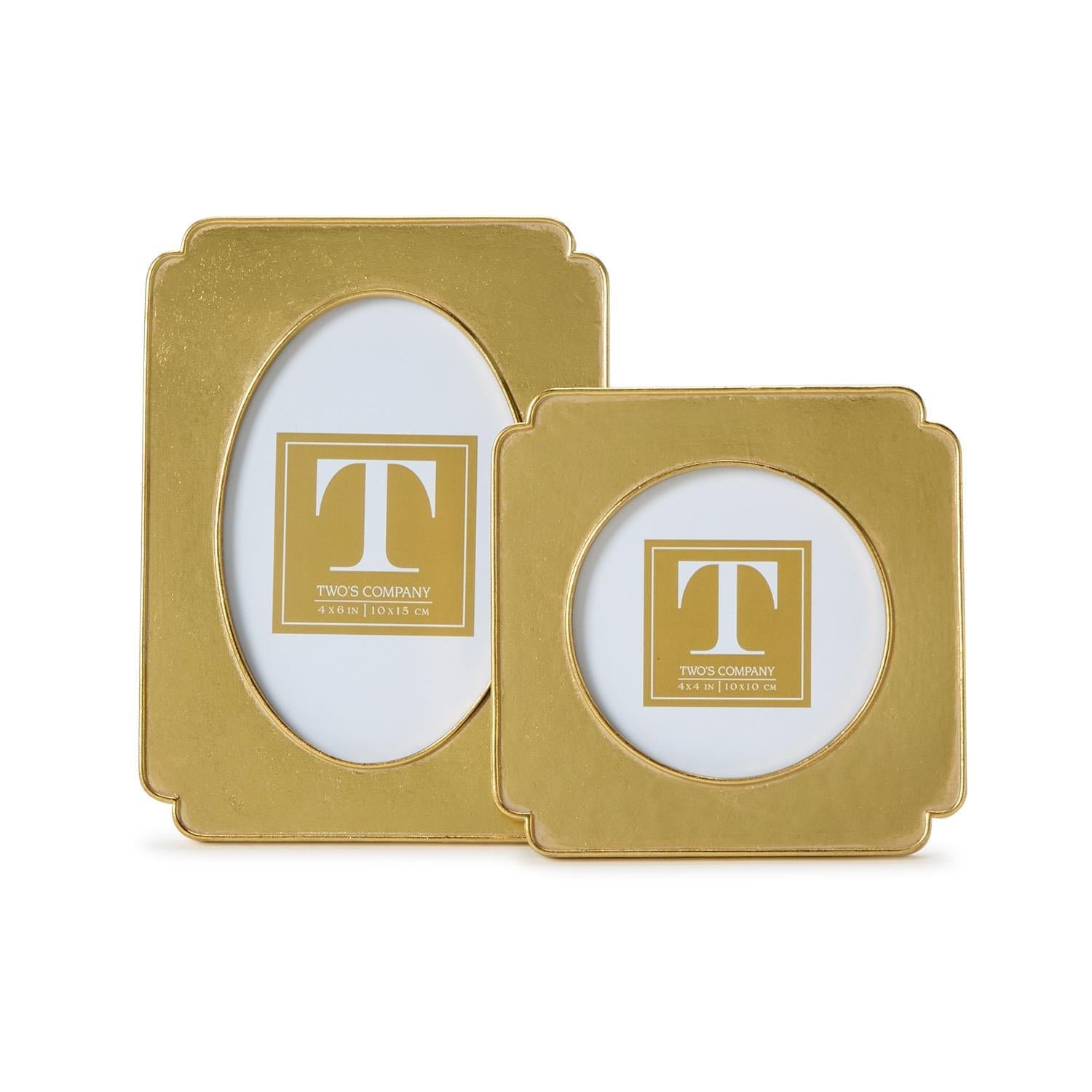 Rennaissance Gold Leaf Frame - Box Turtle