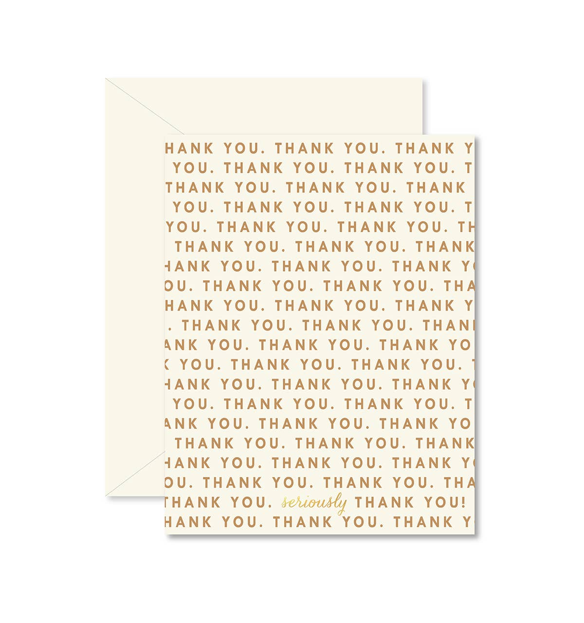 Repeating Thank You Card - Box Turtle