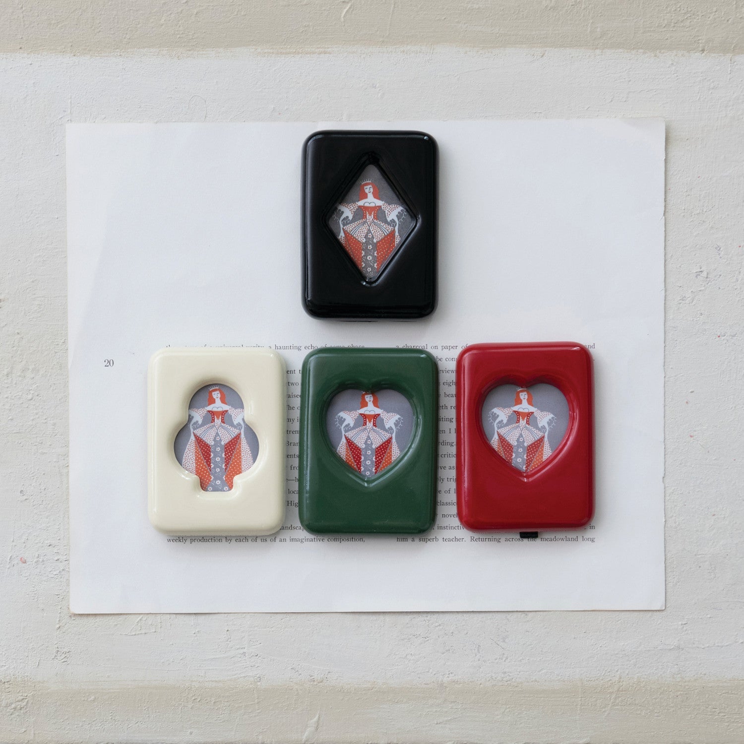 Resin Card Suit Photo Frame - Box Turtle