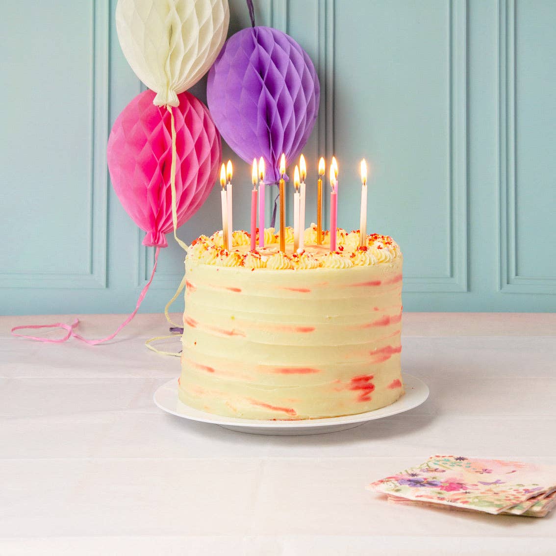Rose Birthday Candles - Box Turtle