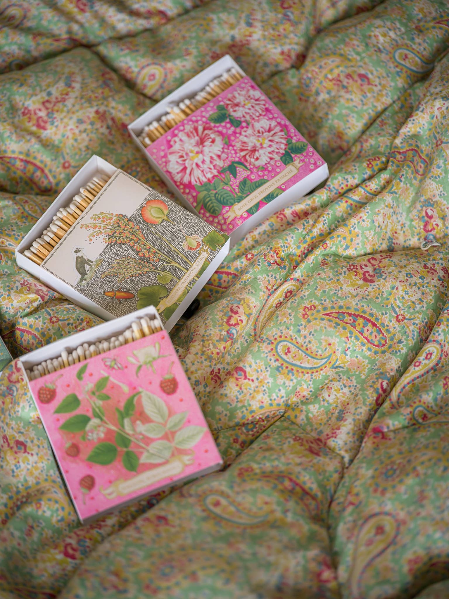 Rose Provin Petunia - Safety Matches - Box Turtle