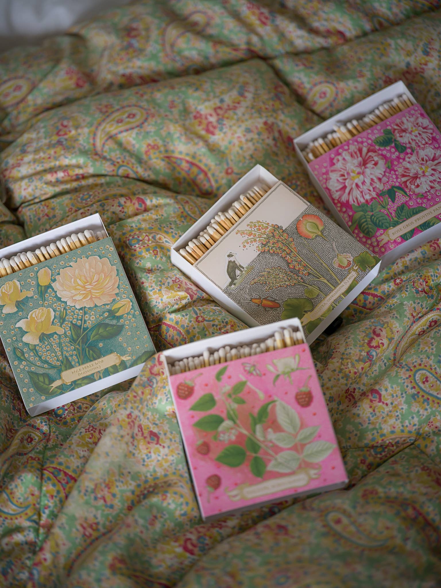 Rose Provin Petunia - Safety Matches - Box Turtle
