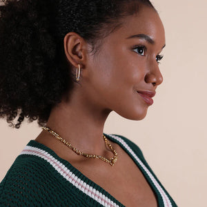 Rosette Hoops in Gray