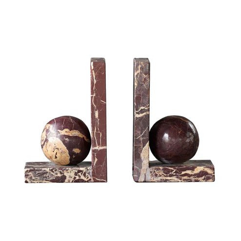 Rosso Levanto Bookend - Box Turtle