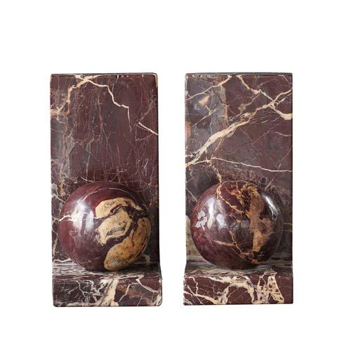 Rosso Levanto Bookend - Box Turtle