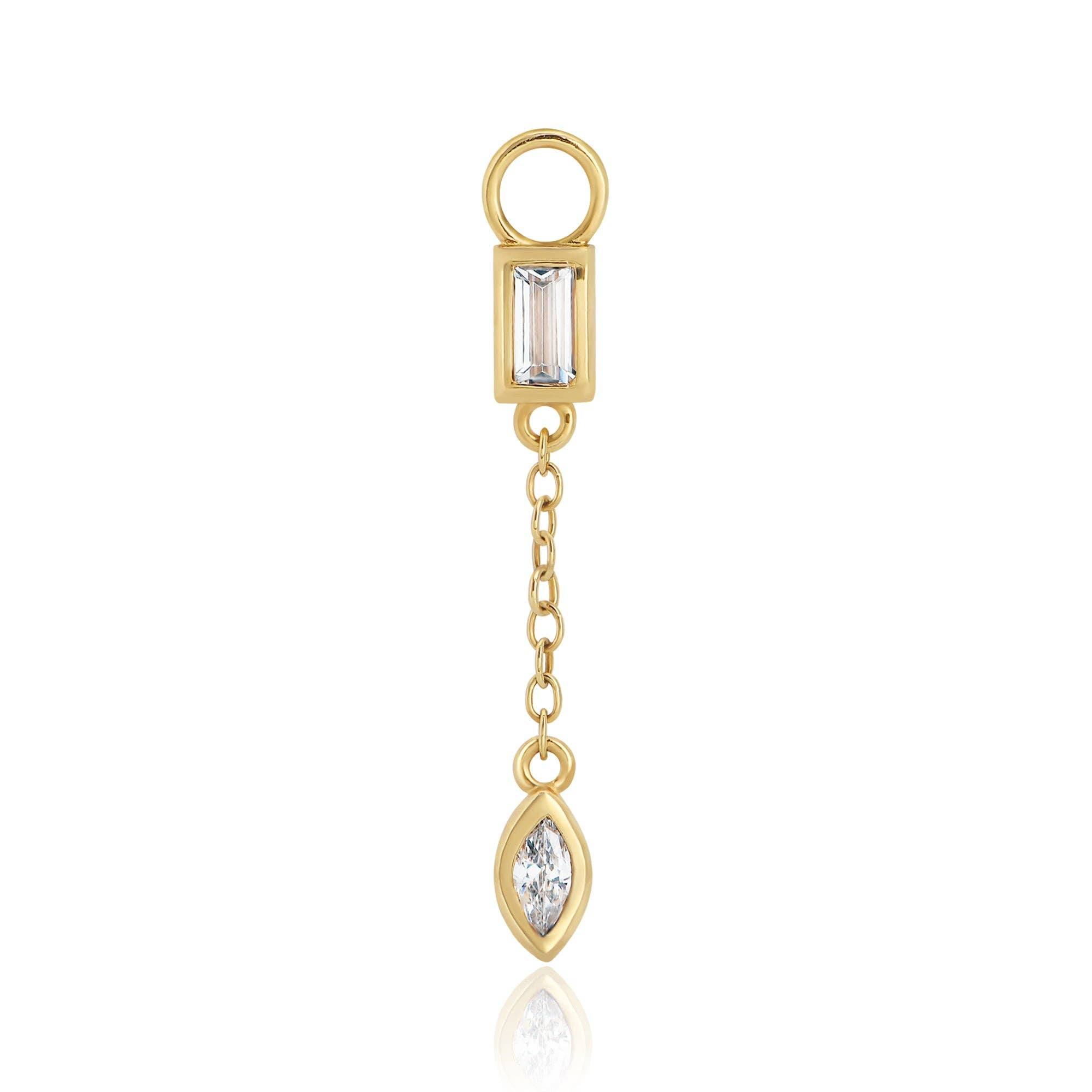 Roxie Earring Charm - Box Turtle