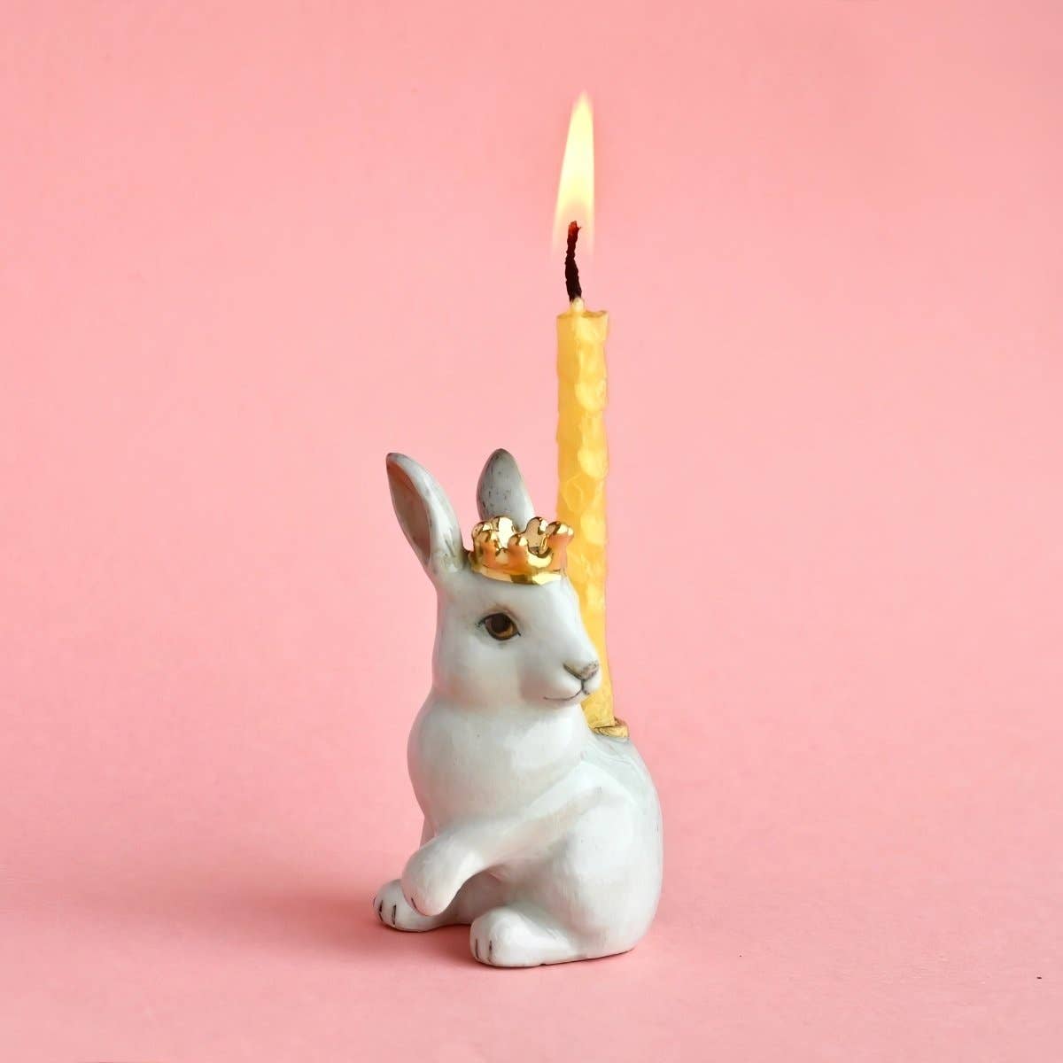 Royal White Rabbit Cake Topper - Box Turtle