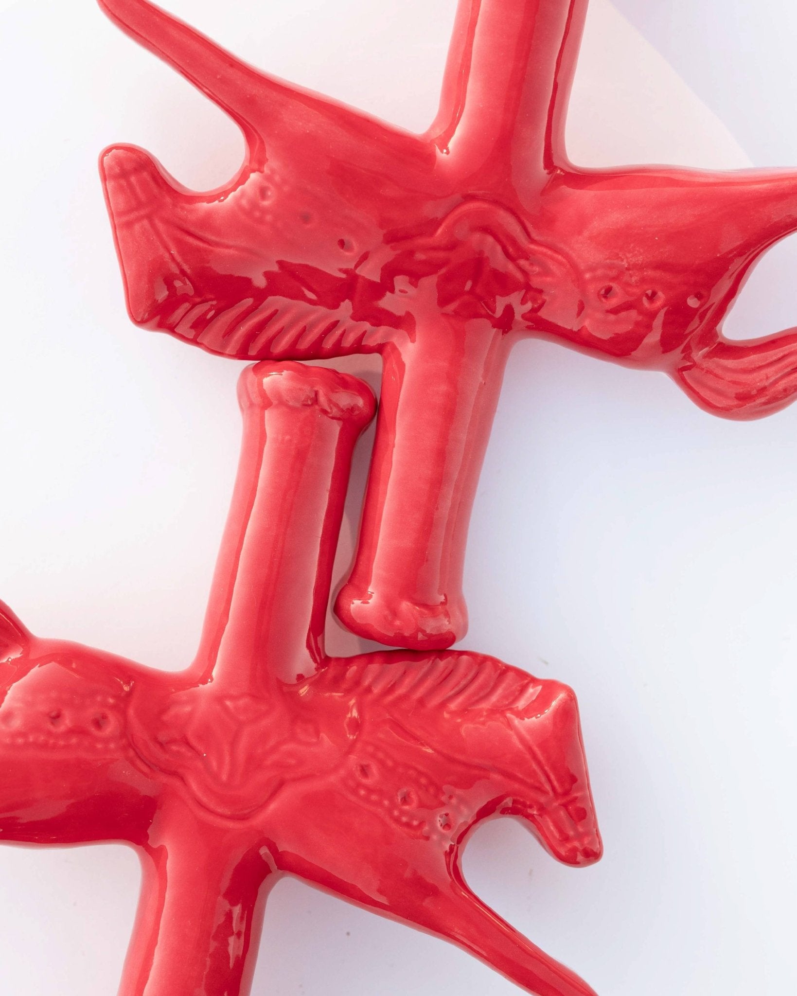 Ruby Red Dala Horse Candlestick Holder - Box Turtle