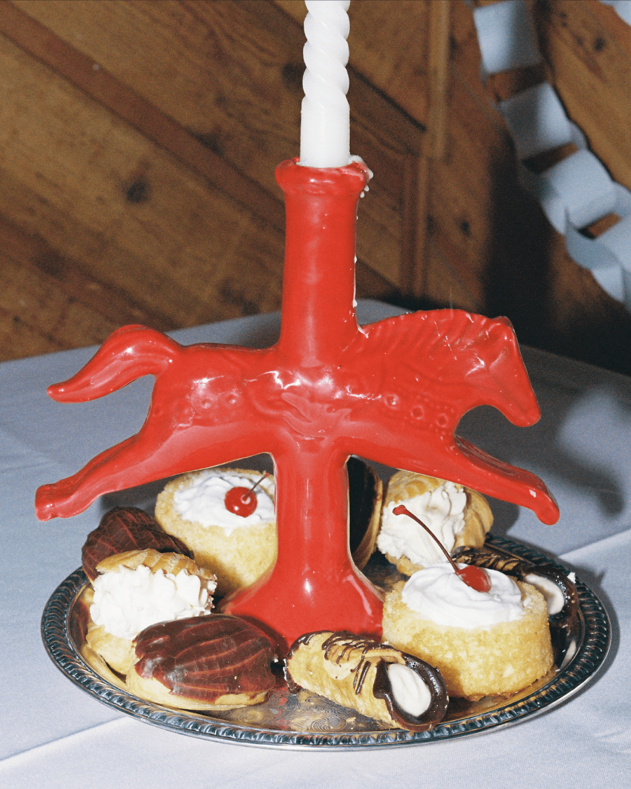 Ruby Red Dala Horse Candlestick Holder - Box Turtle