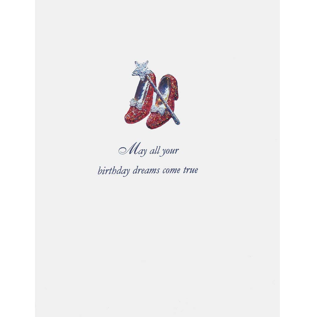 Ruby Slippers Birthday Card - Box Turtle