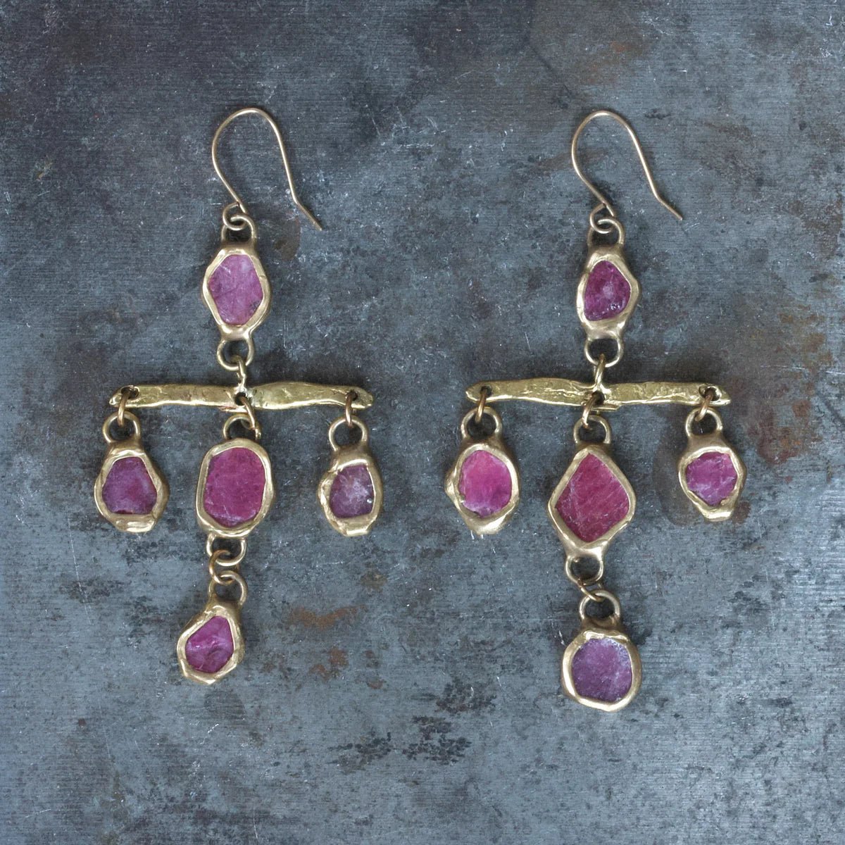 Ruby Ursa Major Earrings - Box Turtle