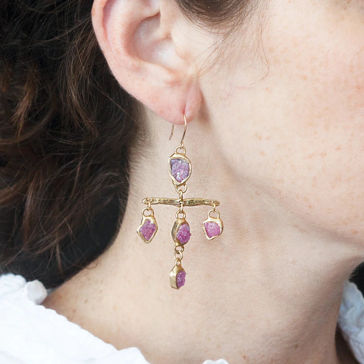 Ruby Ursa Major Earrings - Box Turtle