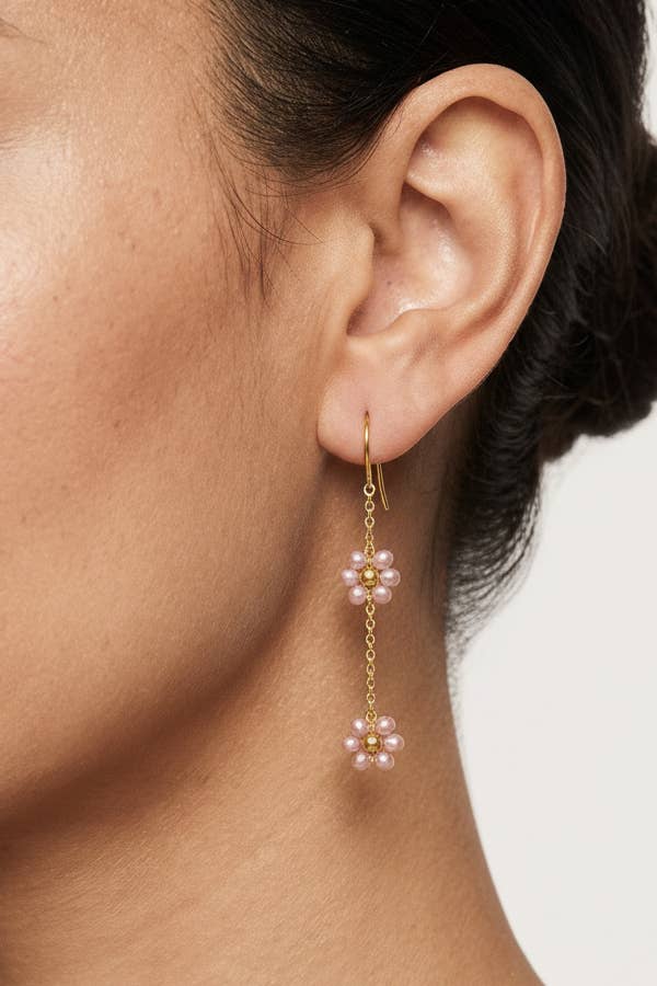 Sabrina Earrings - Box Turtle