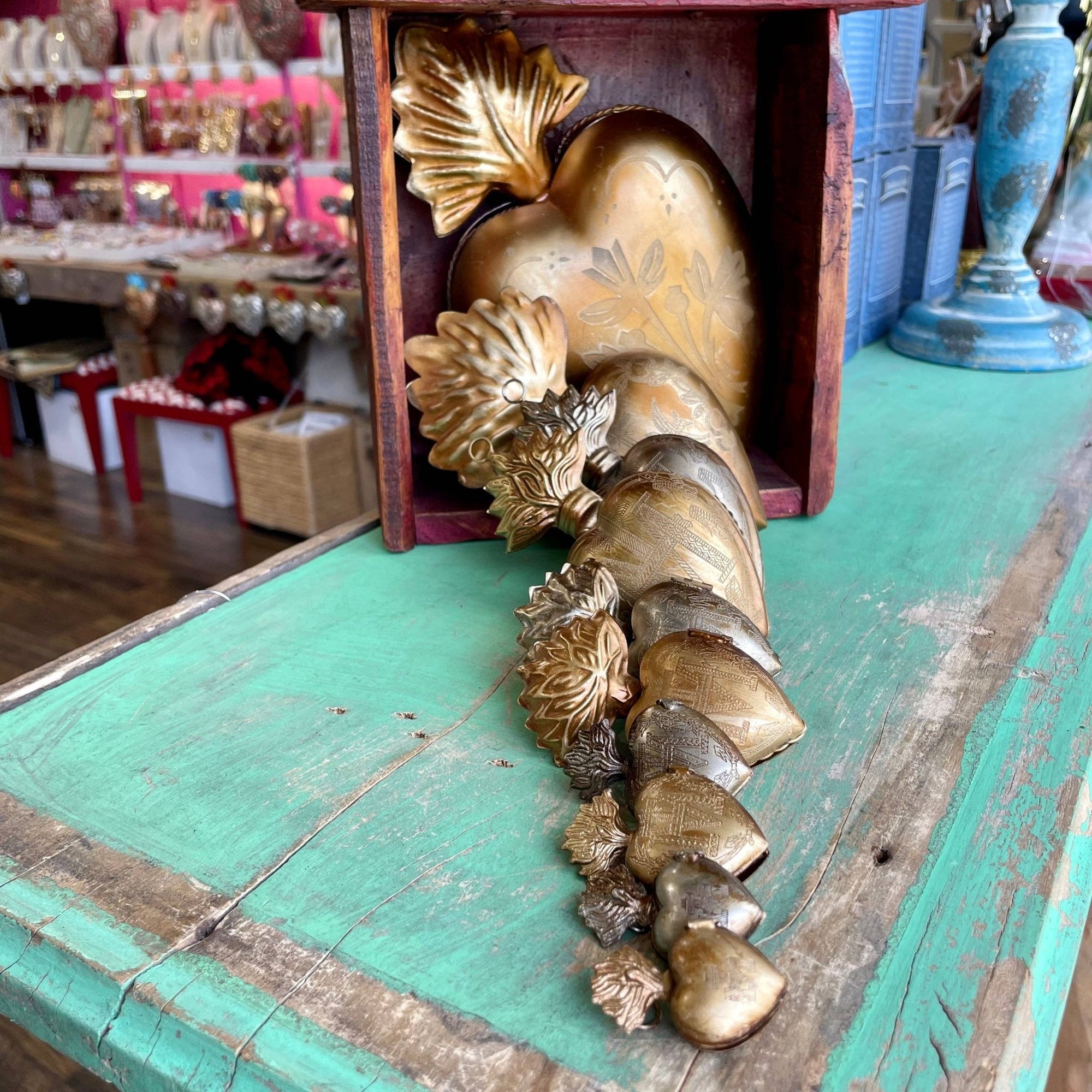 Sacred Heart Locket Box - Box Turtle