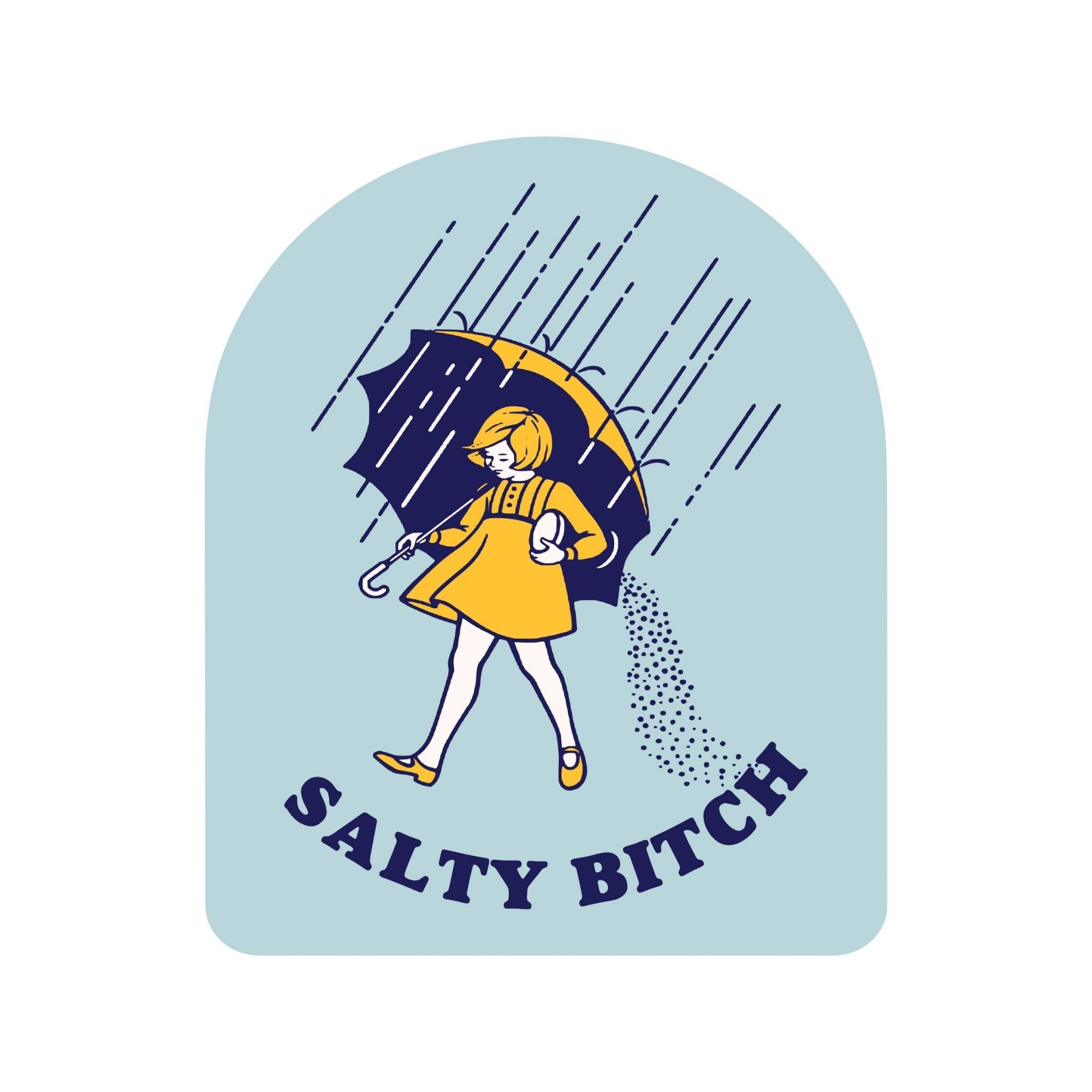 Salty Bitch Vinyl Sticker - Box Turtle