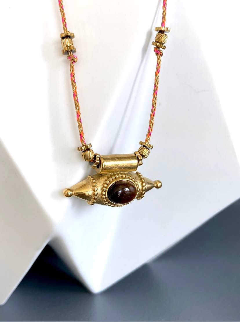 Samarcande Necklace - Box Turtle