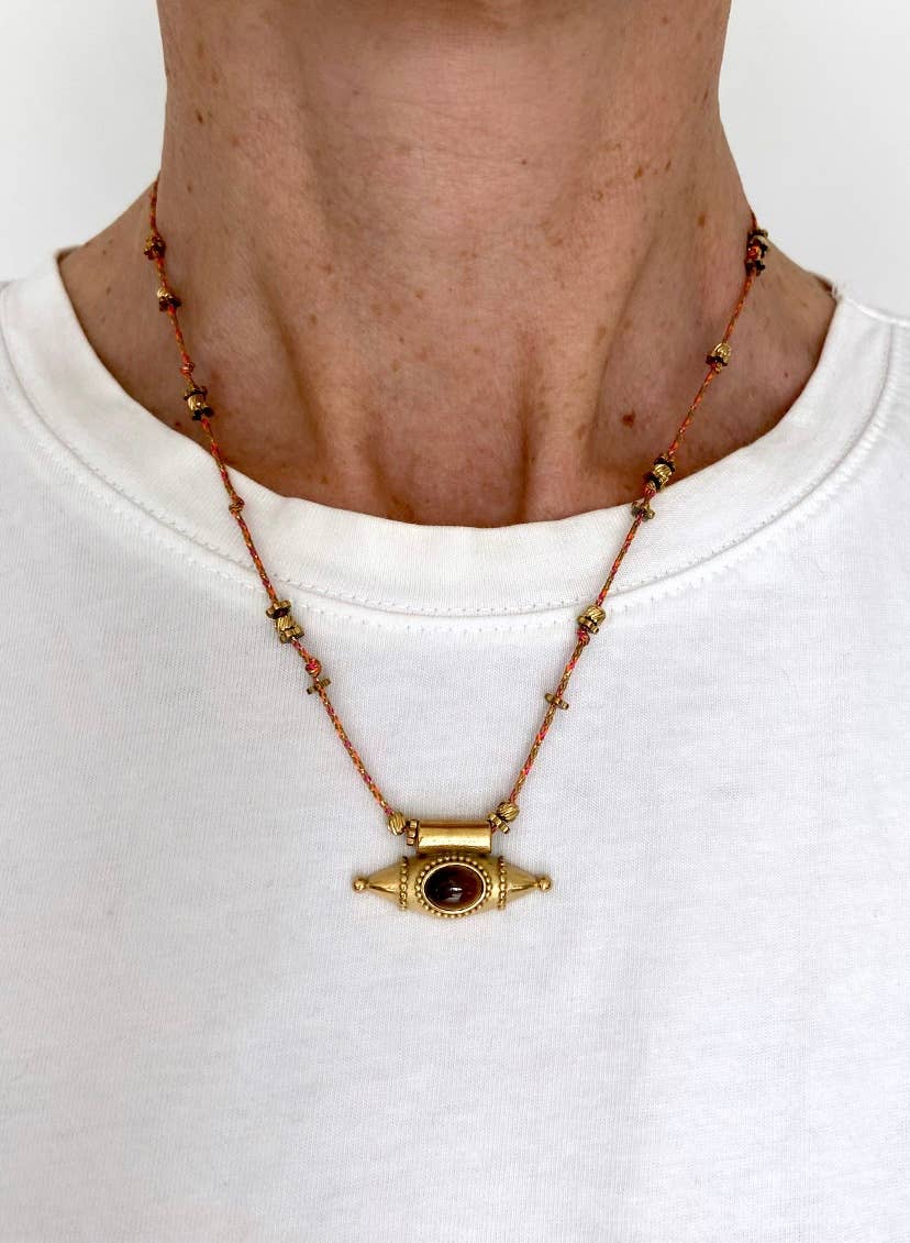 Samarcande Necklace - Box Turtle