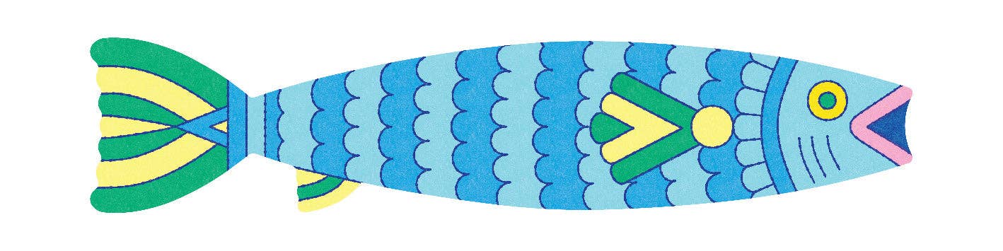 Sardines Fishy Sticky Notes - Box Turtle