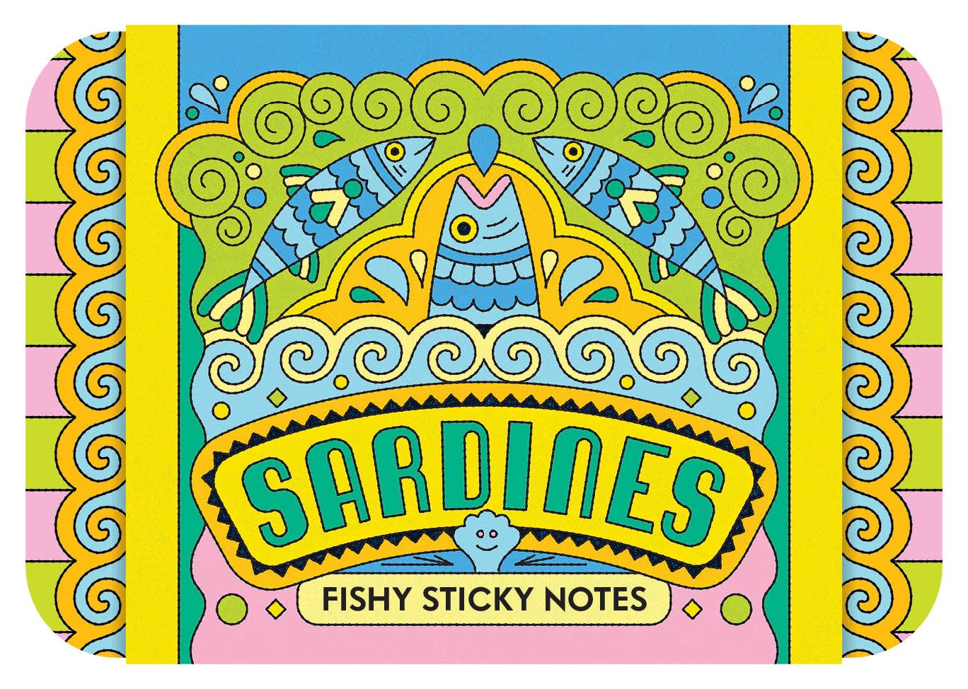 Sardines Fishy Sticky Notes - Box Turtle