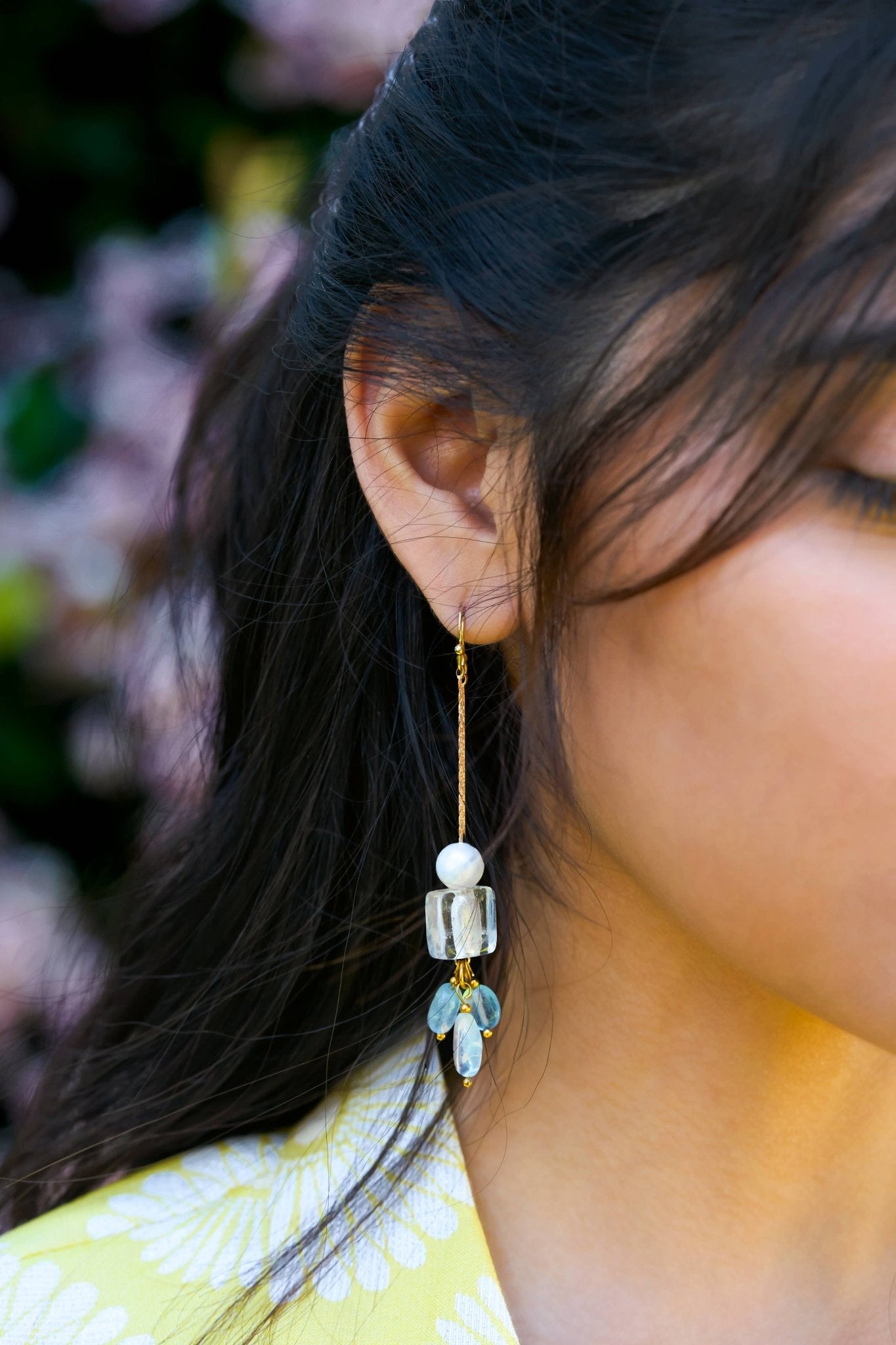 Sayde Dangle Earrings - Box Turtle
