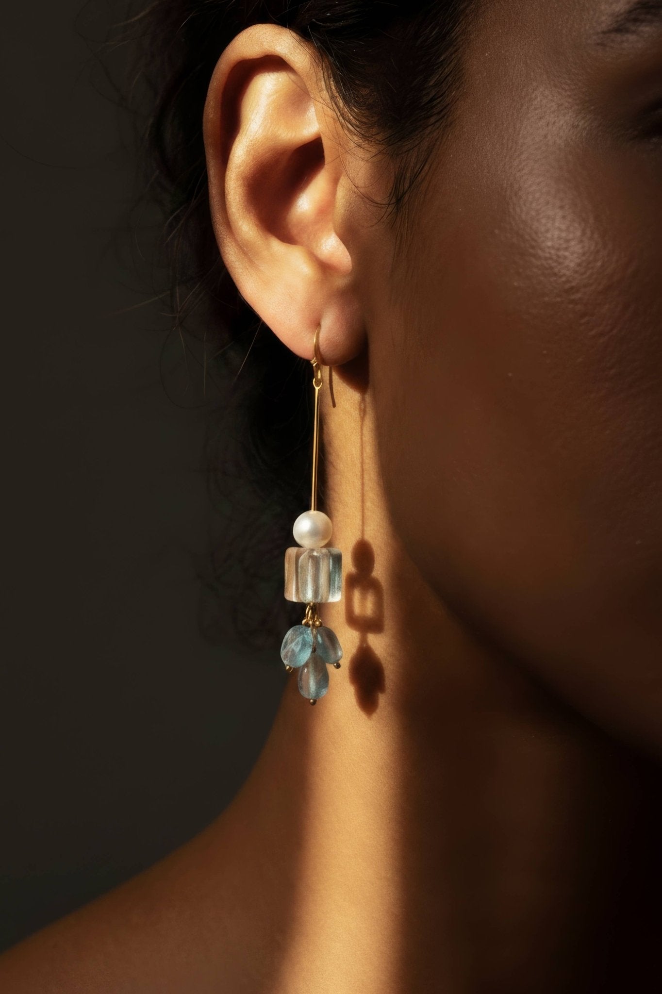 Sayde Dangle Earrings - Box Turtle