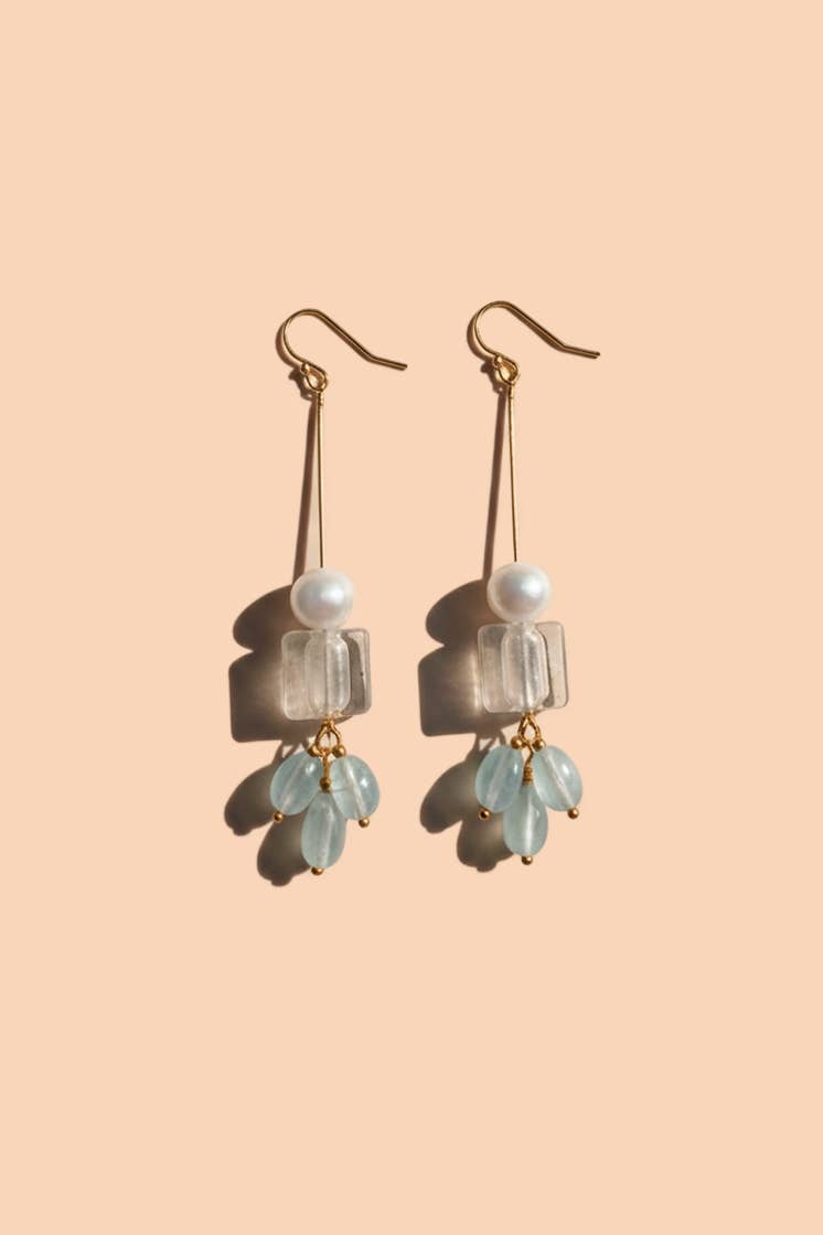 Sayde Dangle Earrings - Box Turtle