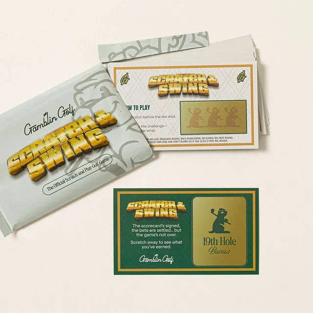 Scratch &amp; Swing™ Scratch Off Golf Game - Box Turtle
