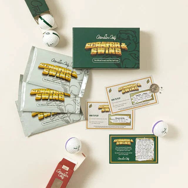 Scratch &amp; Swing™ Scratch Off Golf Game - Box Turtle