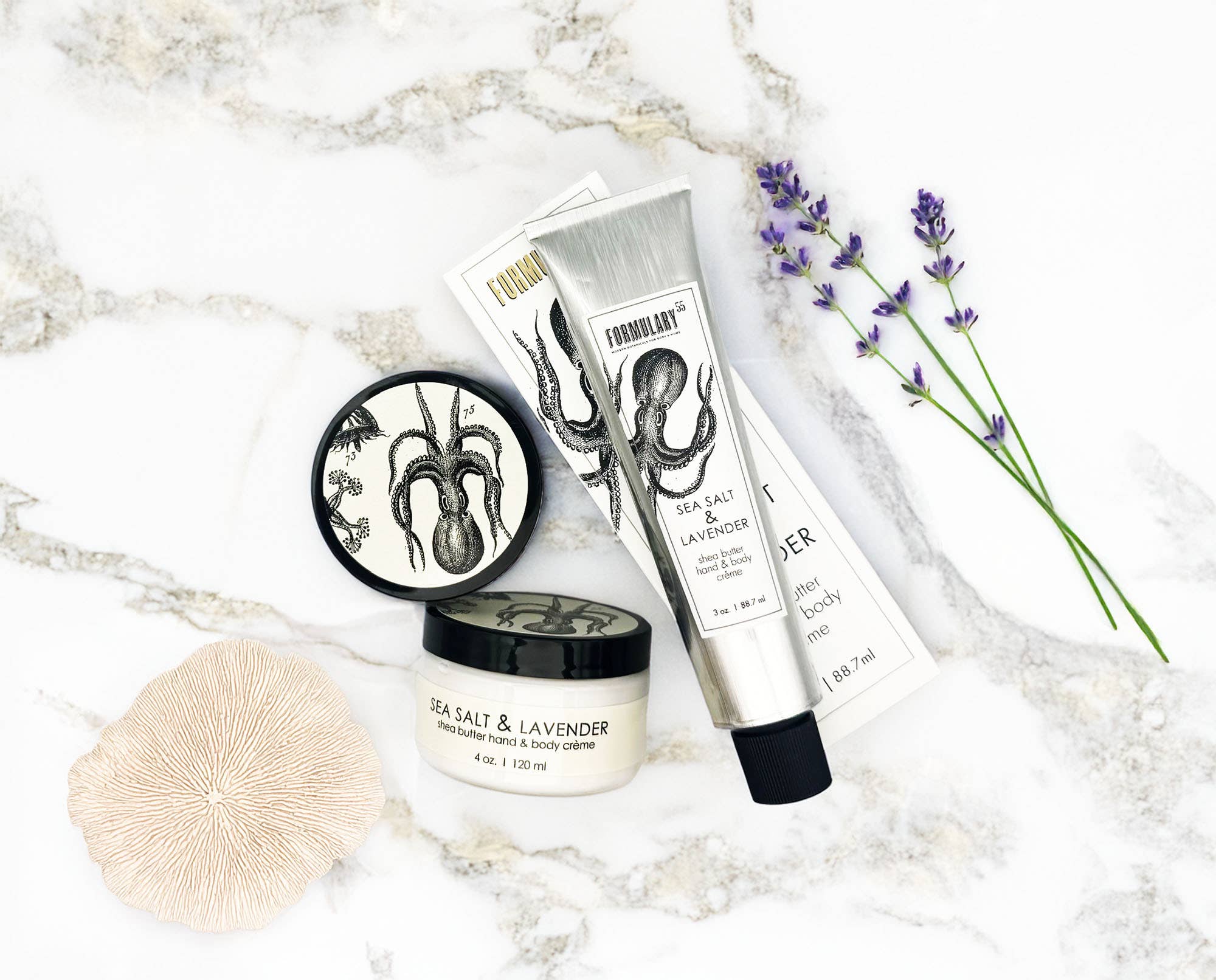 Sea Salt & Lavender Hand/Body Creme - Box Turtle