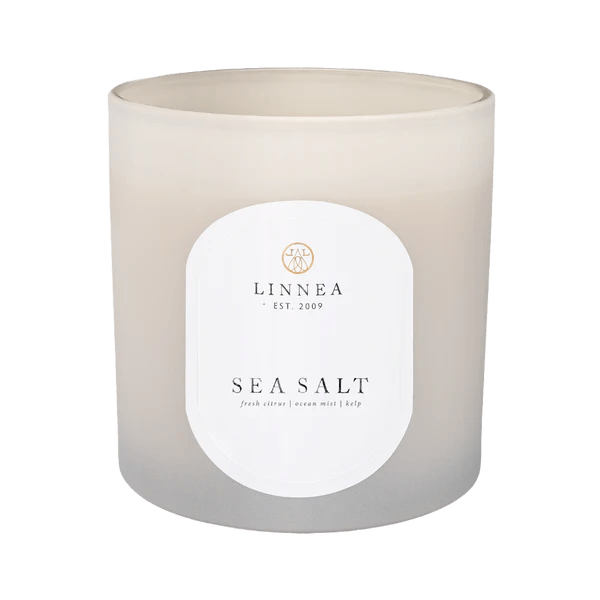 Sea Salt Three - Wick Candle - Box Turtle