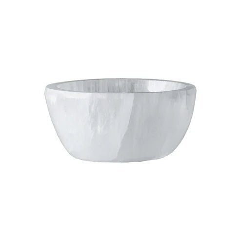 Selenite Round Bowls - Box Turtle