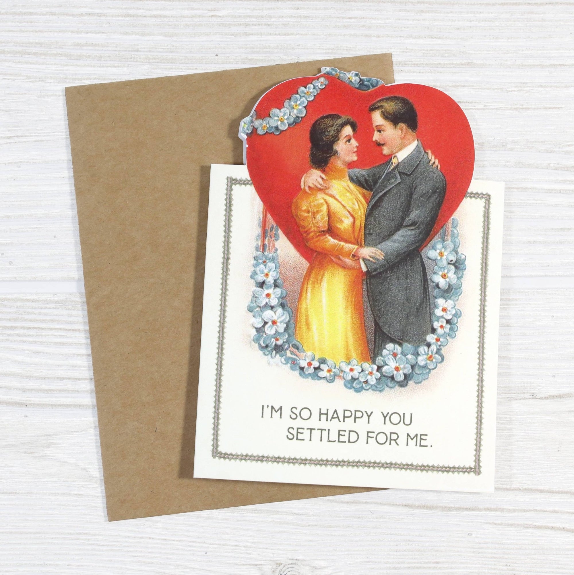 Settled For Me Relationship Anniversary Card - Box Turtle