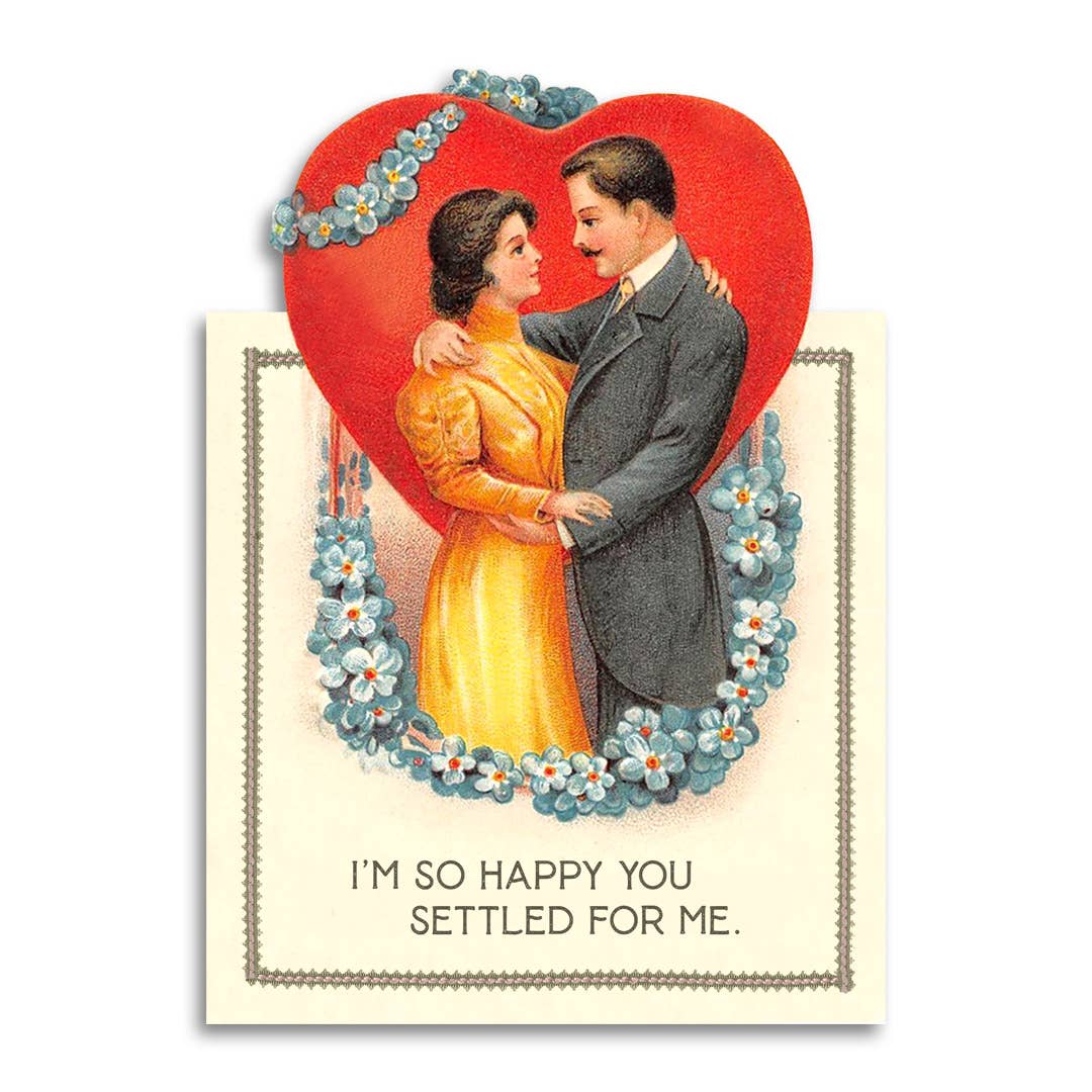 Settled For Me Relationship Anniversary Card - Box Turtle