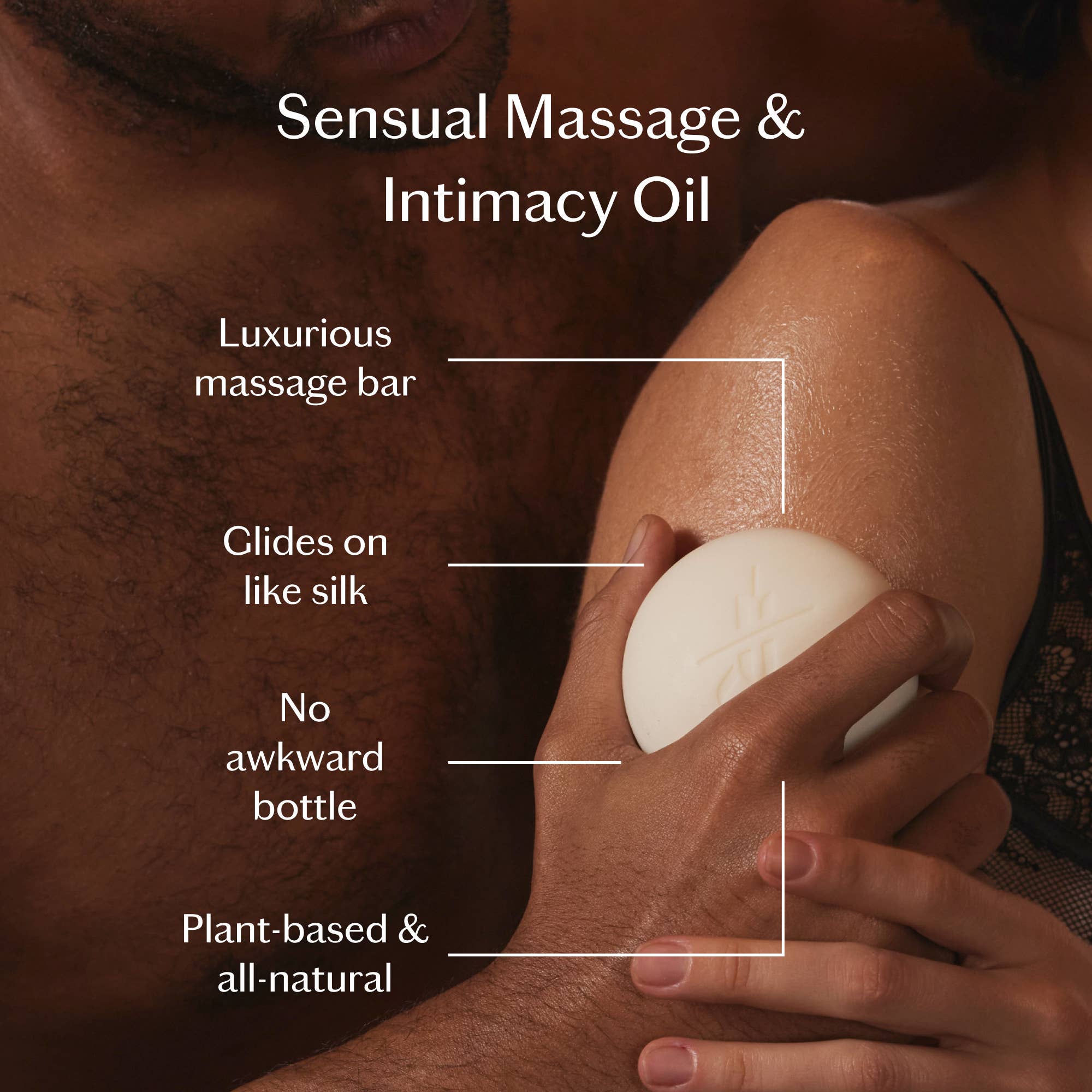 Sex Stone - Sensual Massage Bar &amp; Intimacy Oil - Box Turtle