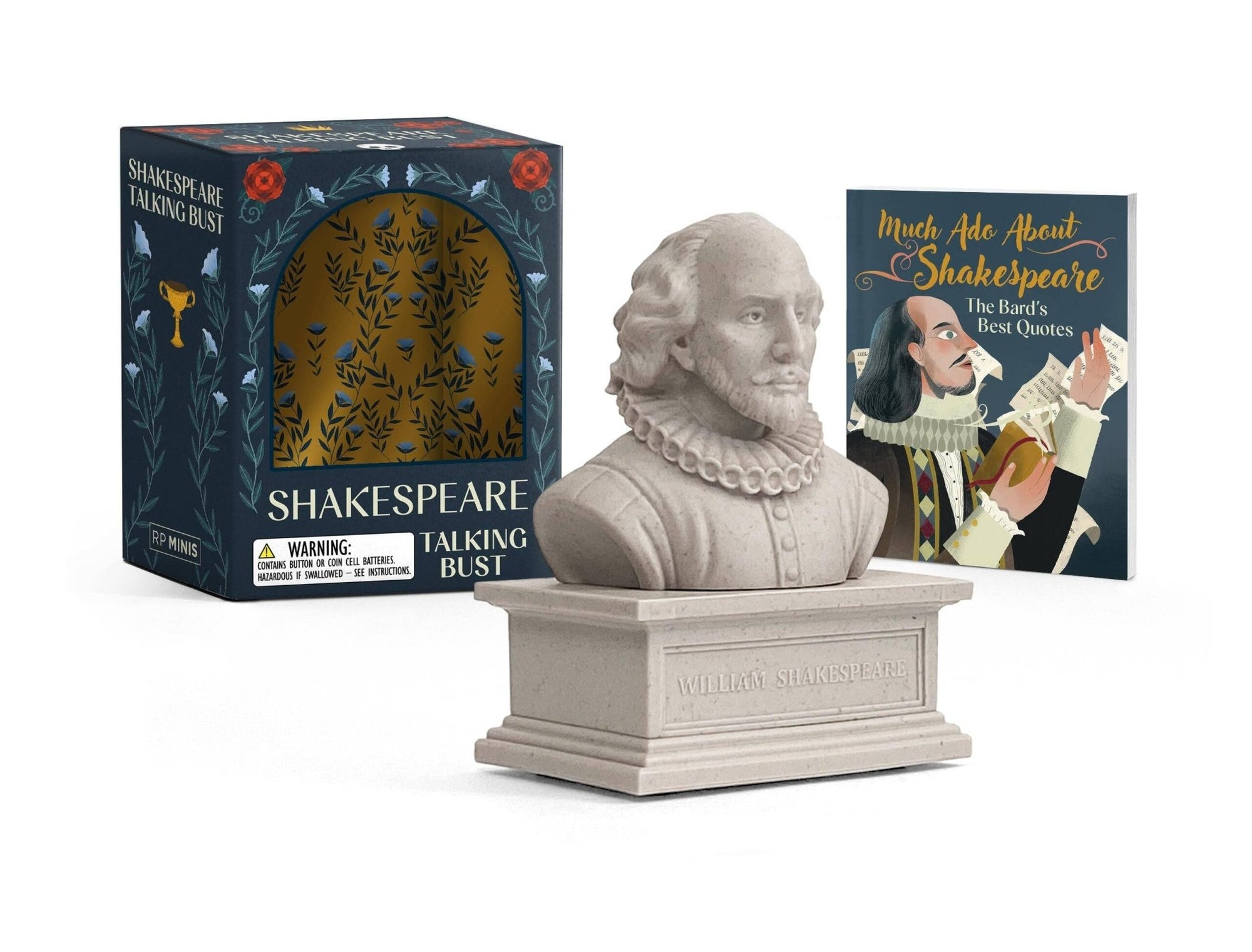Shakespeare Talking Bust - Box Turtle