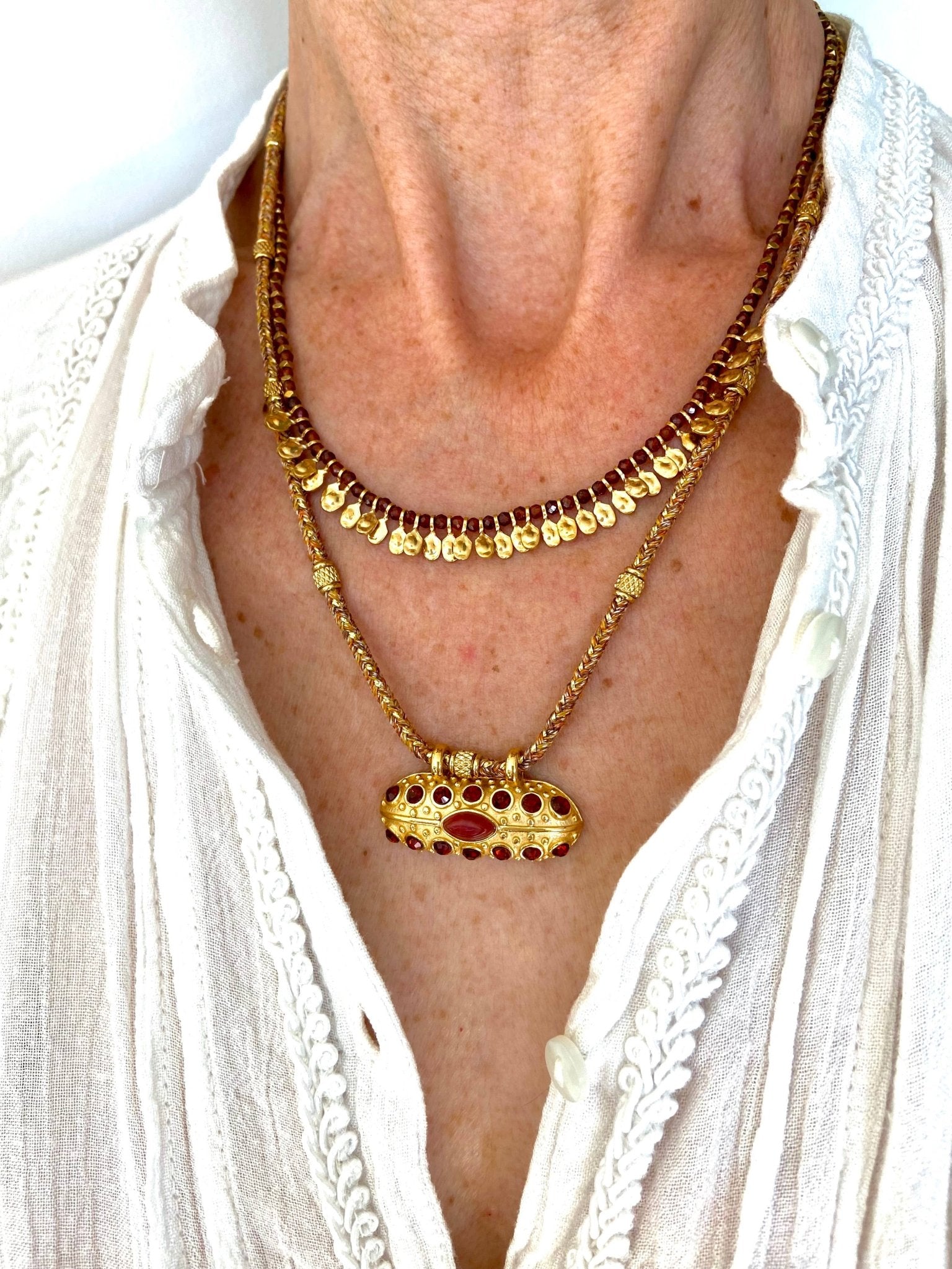Shanti Necklace - Box Turtle