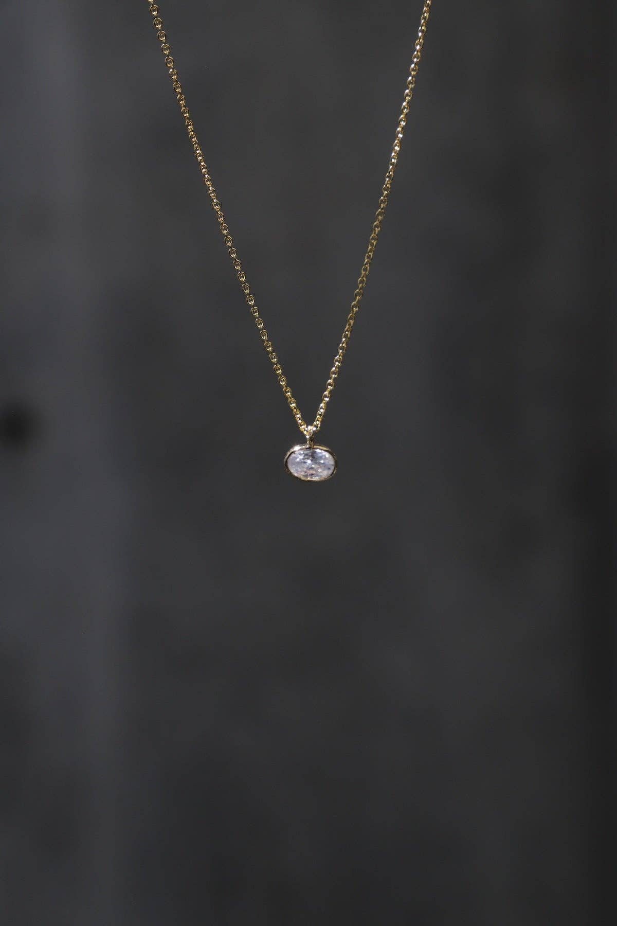 Shay Micro Bezel Necklace - Box Turtle