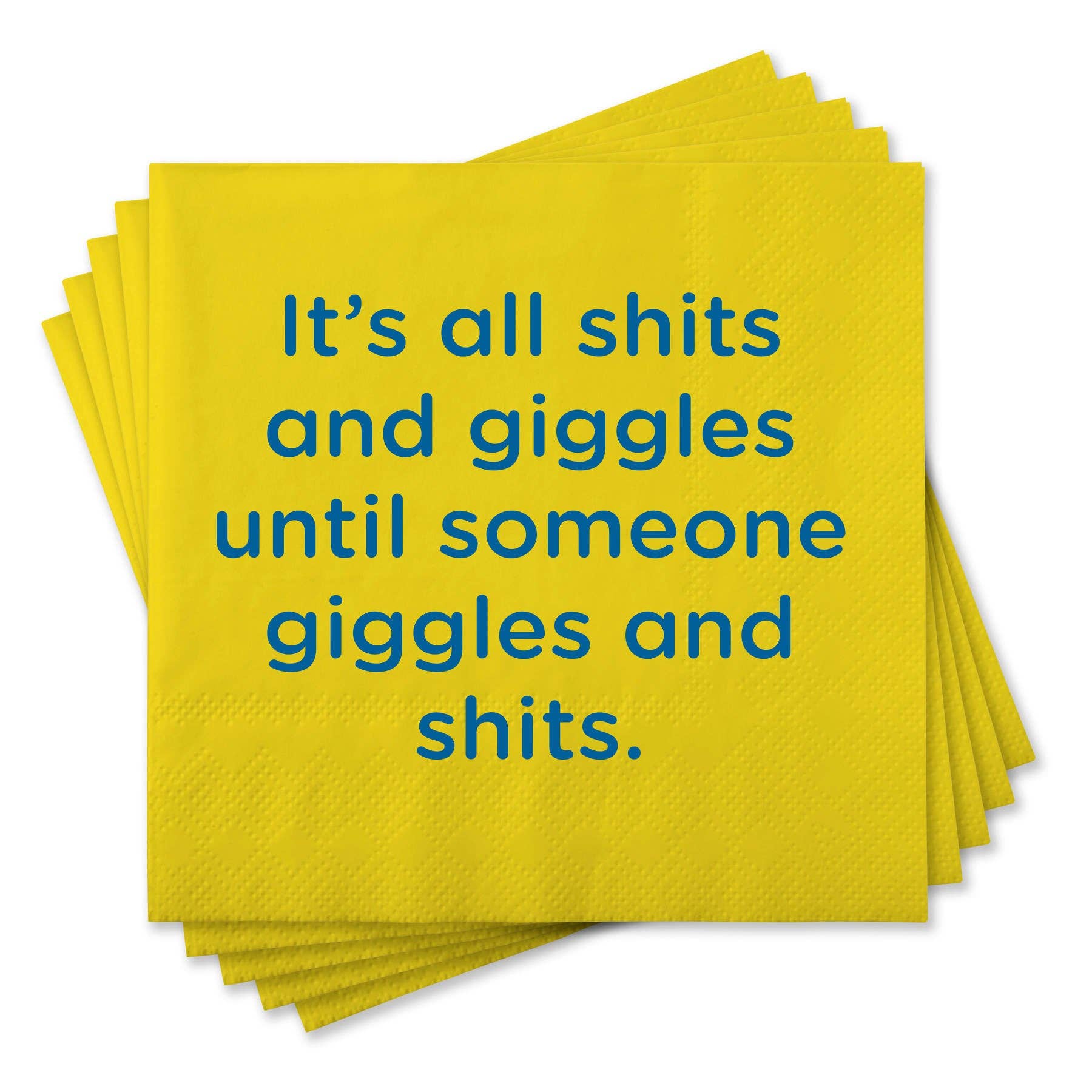 Shits & Giggles Funny Cocktail Napkins - Box Turtle