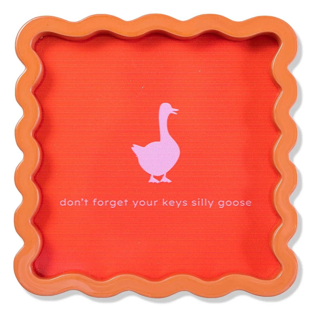 Silly Goose Lacquer Tray - Box Turtle