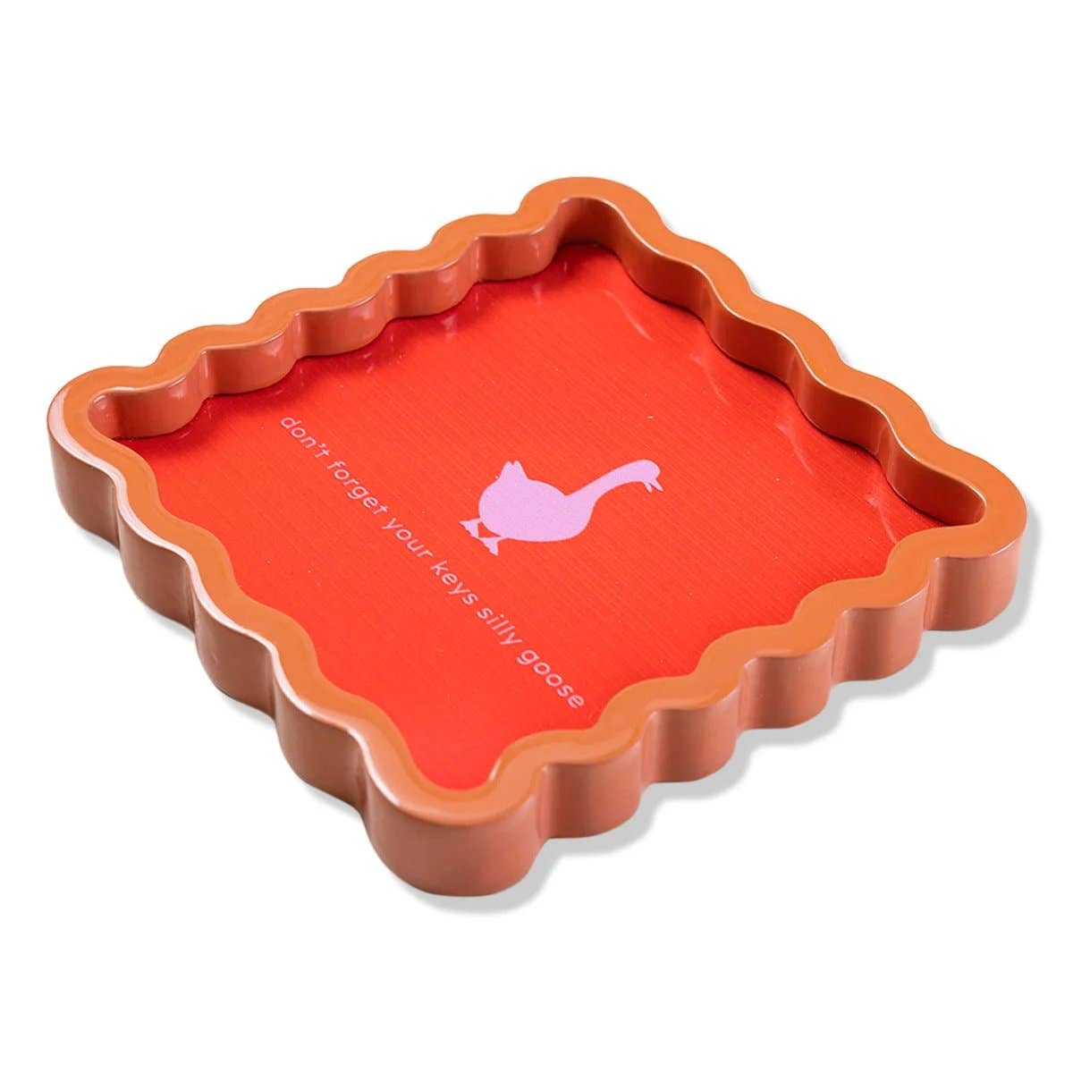 Silly Goose Lacquer Tray - Box Turtle