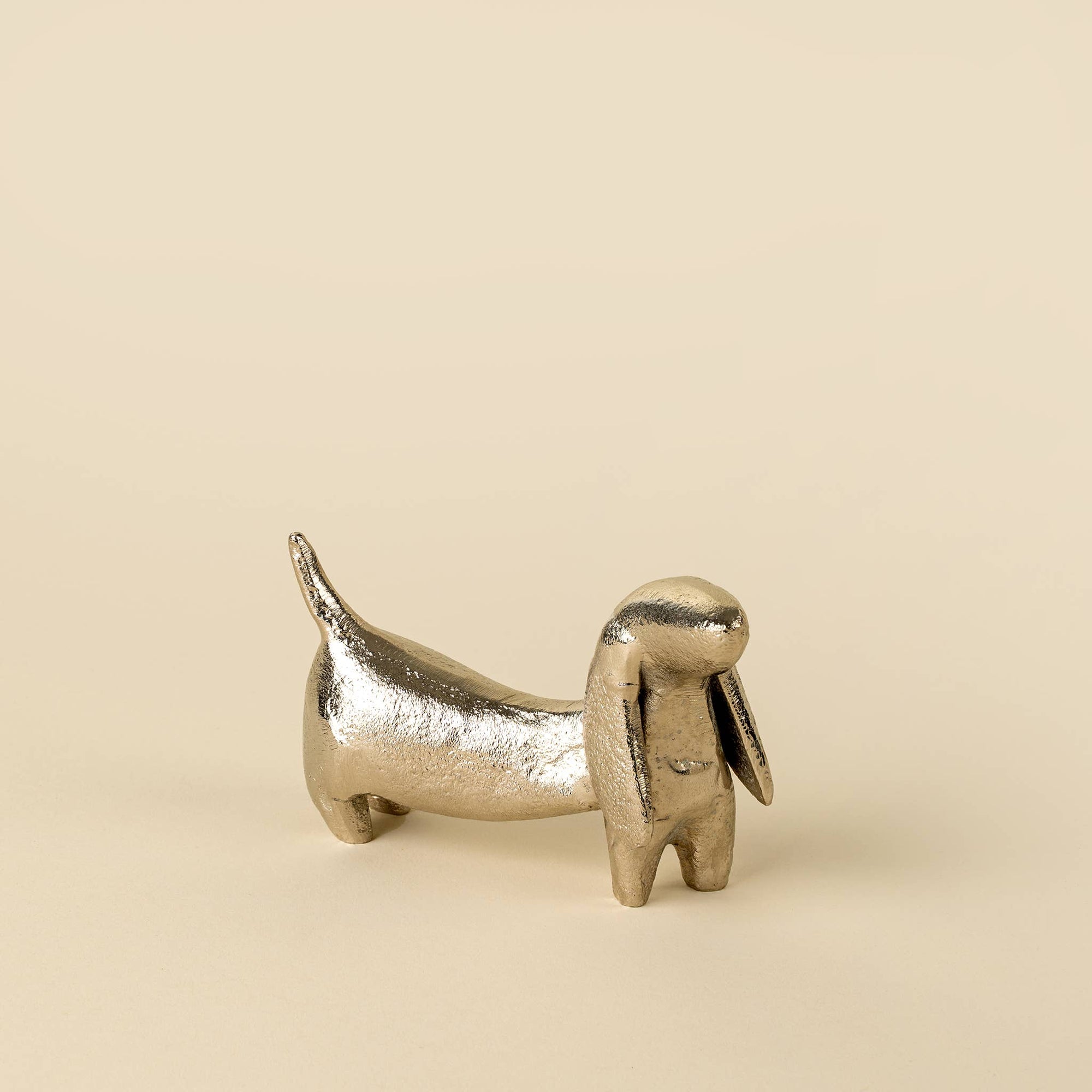 Silver Dachshund Dog - Box Turtle