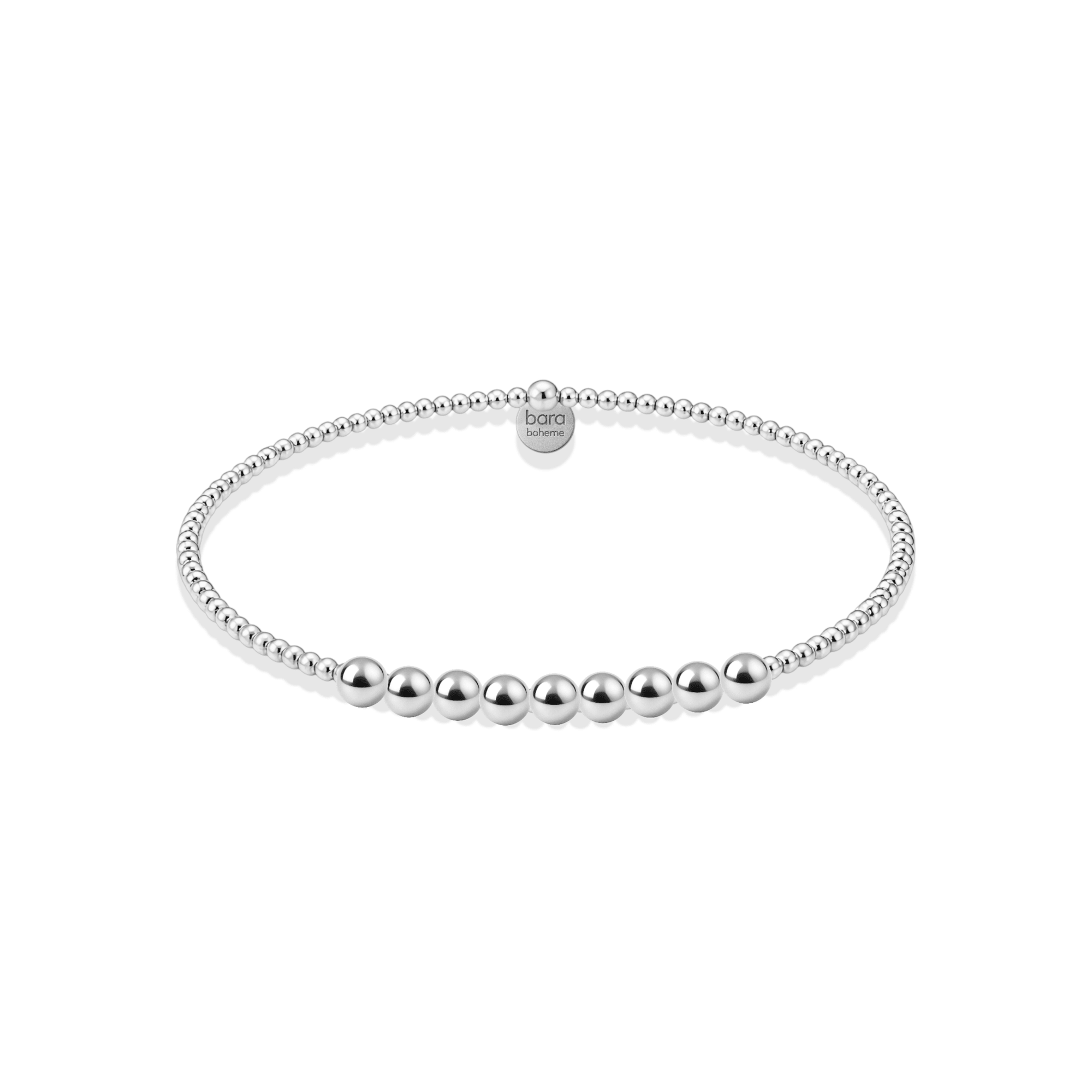 Silver Robyn Beaded Bracelet - Box Turtle