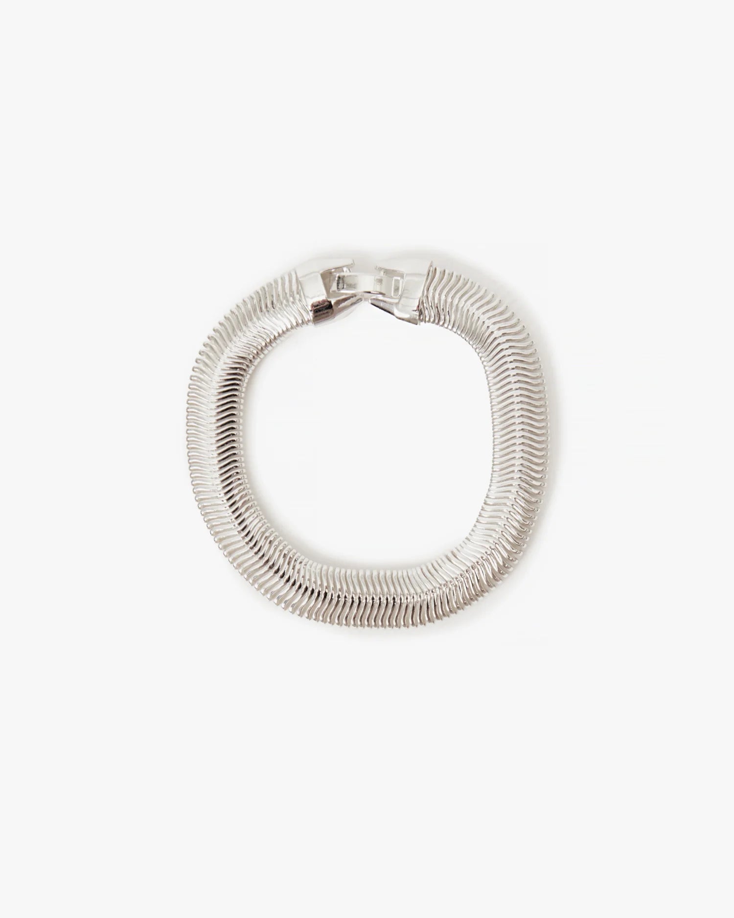 Silver Snake Chain Bracelet - Box Turtle