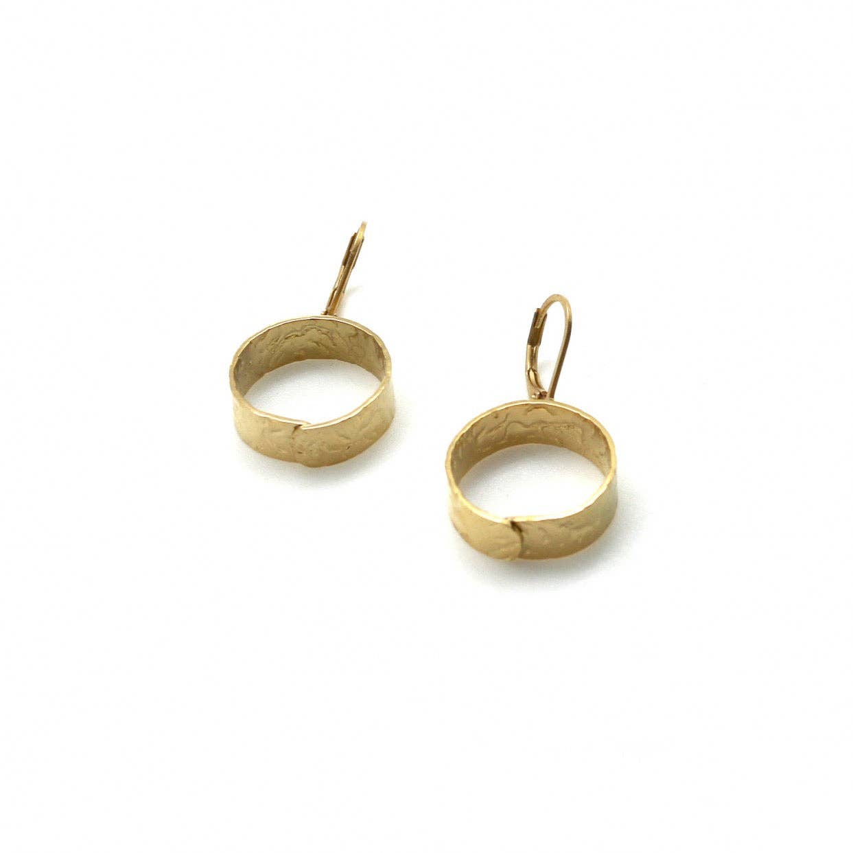 Simple Infinity 24K Gold Plated Earrings  - Box Turtle